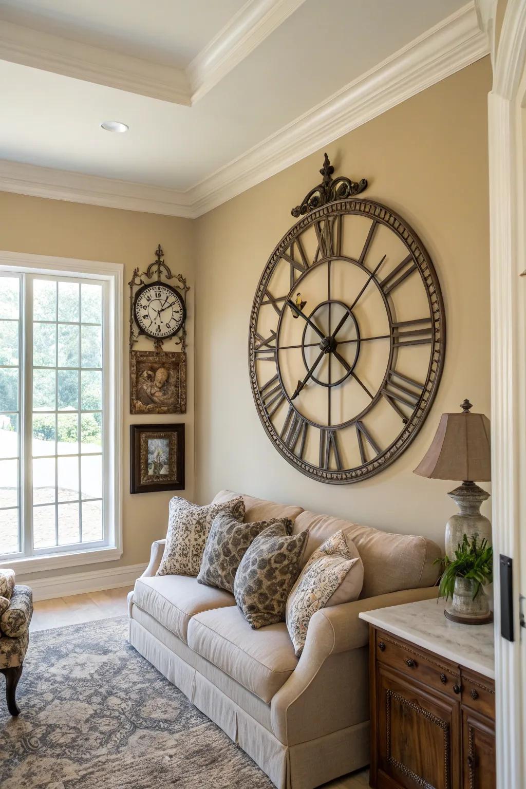 A timeless timepiece infuses enduring elegance and functionality.