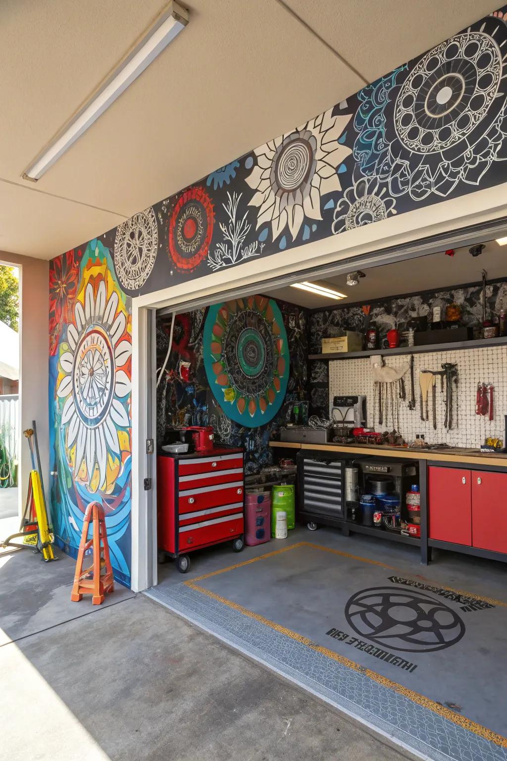 DIY wall art provides a personal feel to your man cave.