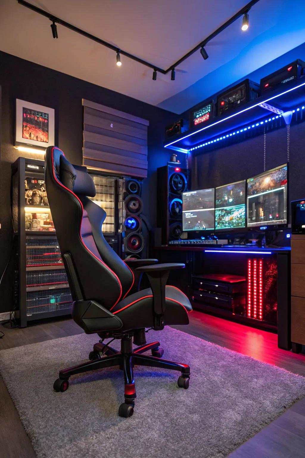 Game in ease through a bespoke gameplay seat.