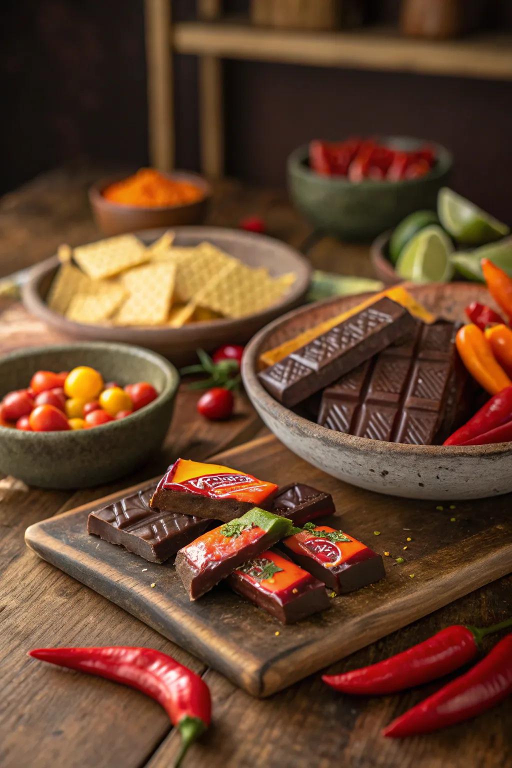 Incorporate an exciting variance with a selection of spicy sweets that offer a pleasurable kick.