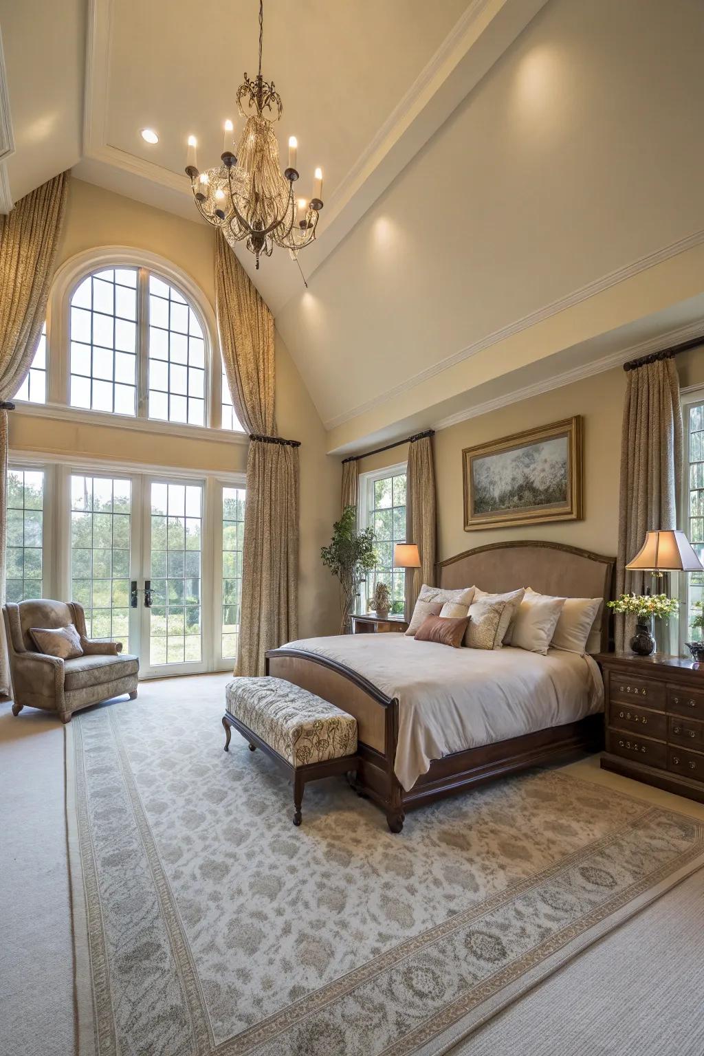 Spacious designs with lots of natural light create a spacious atmosphere.