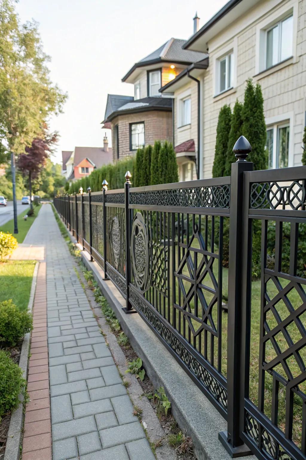 Geometric patterns offer a chic and modern aesthetic.