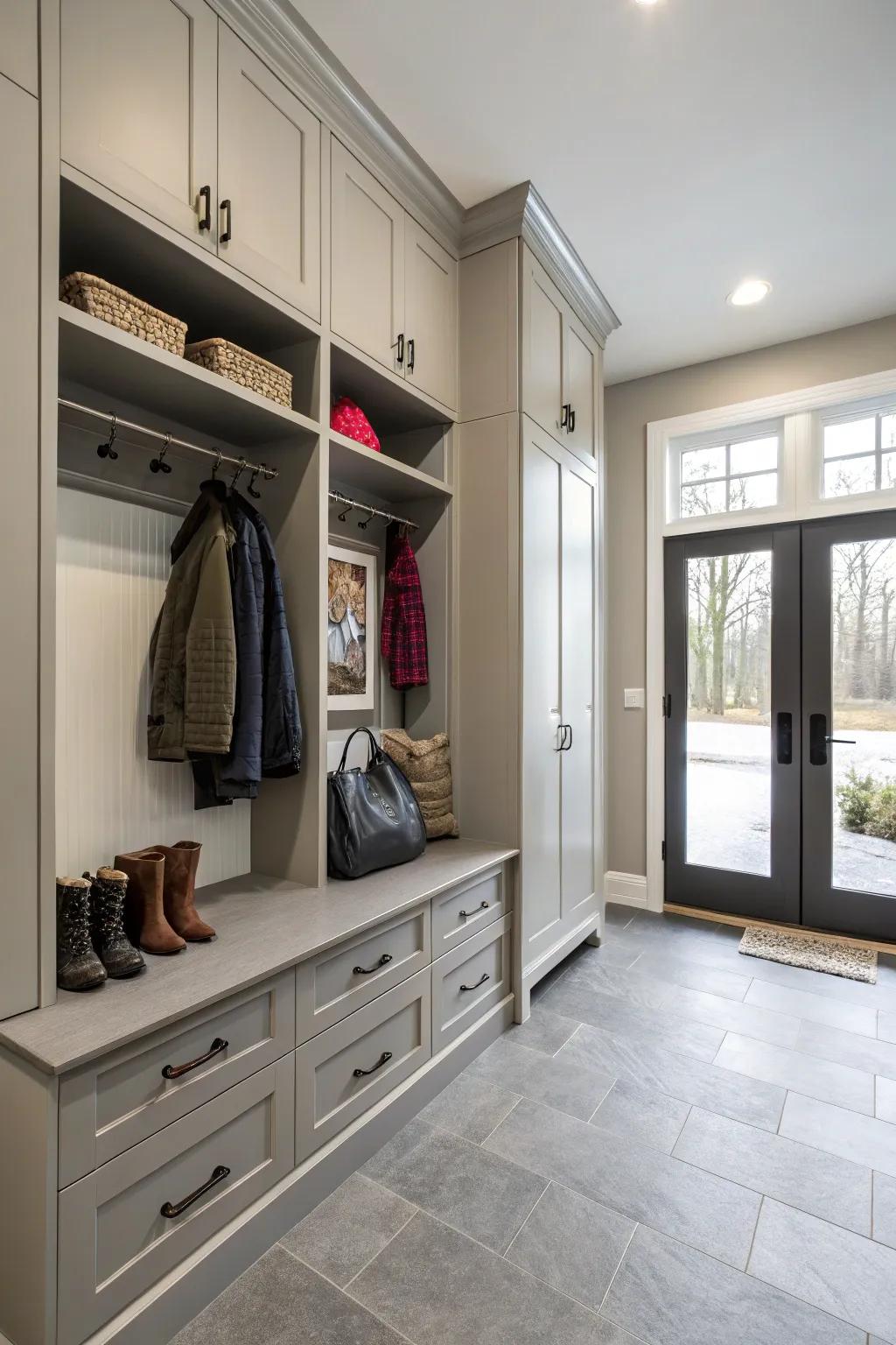 An intelligently designed layout optimizes both room and practicality.