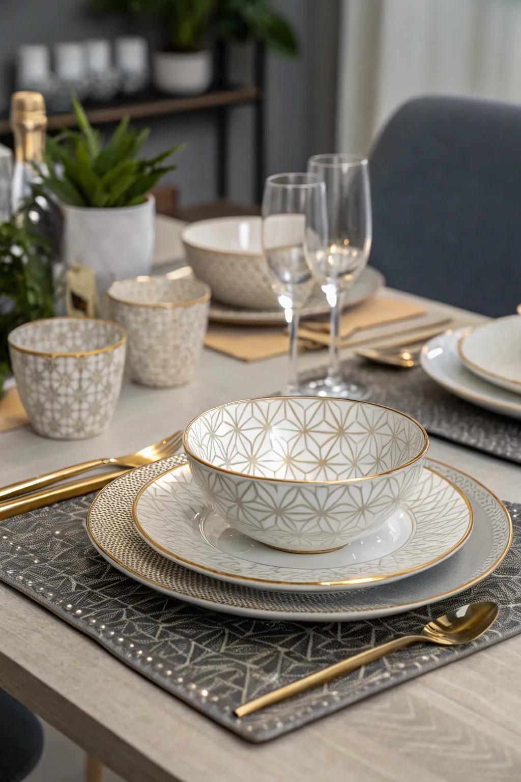 Expressive tableware enriches any culinary occasion with sophistication.
