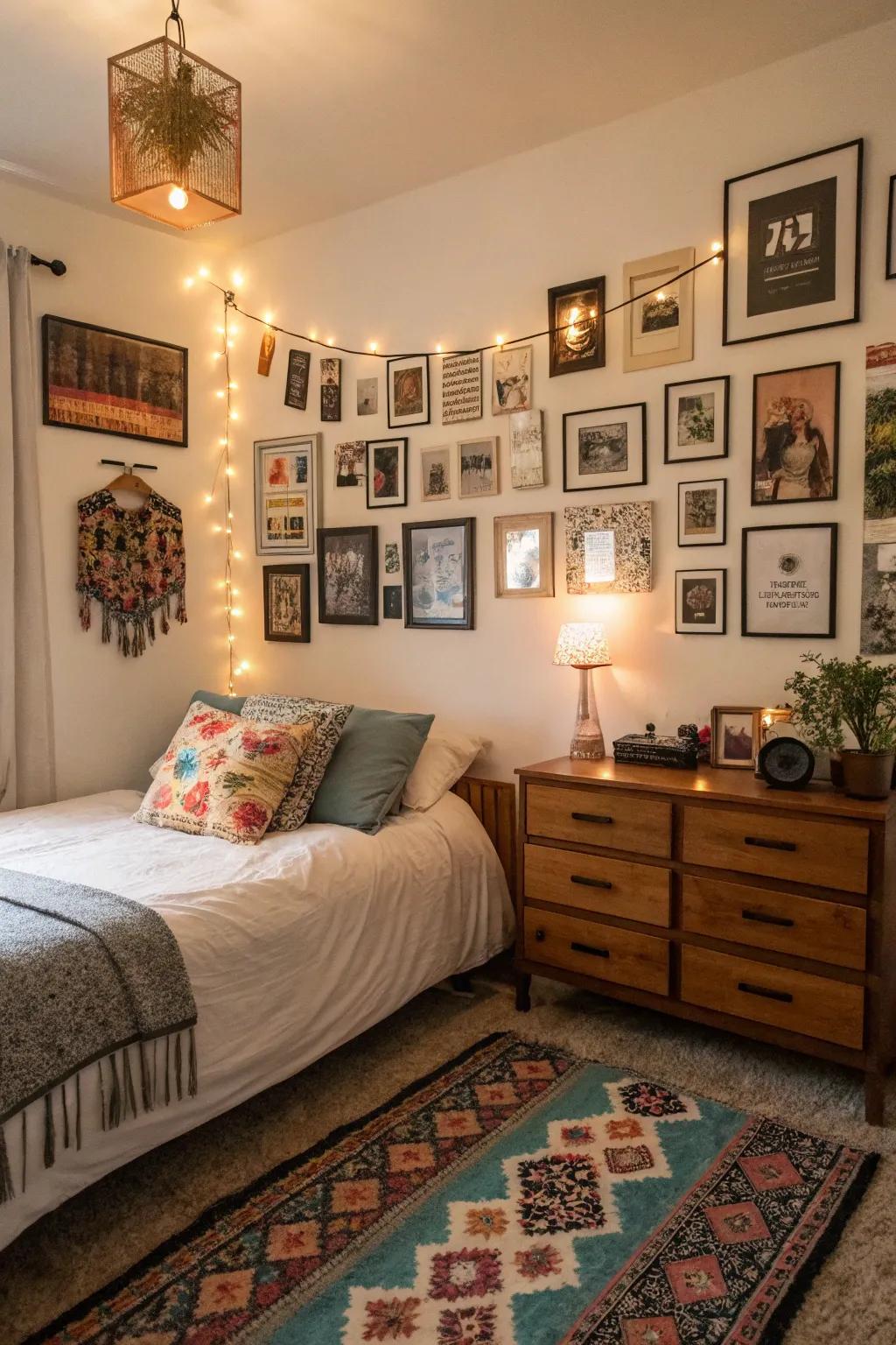 Individual ornamental items imbue the room with your essence.
