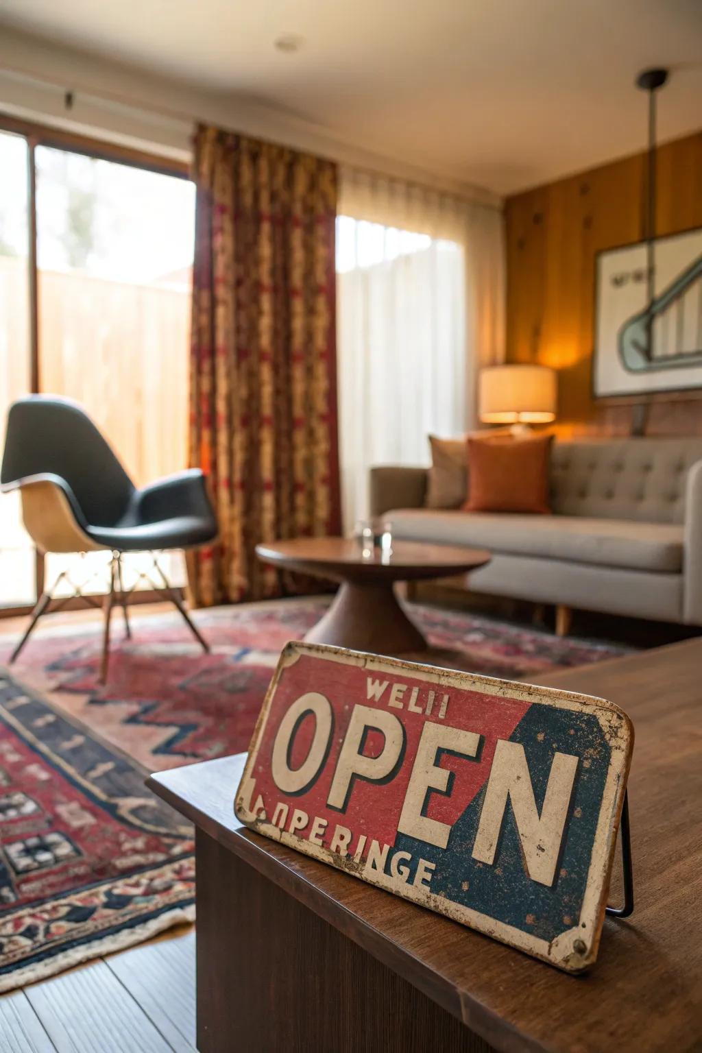 Capture enduring refinement with a vintage-inspired welcome display.