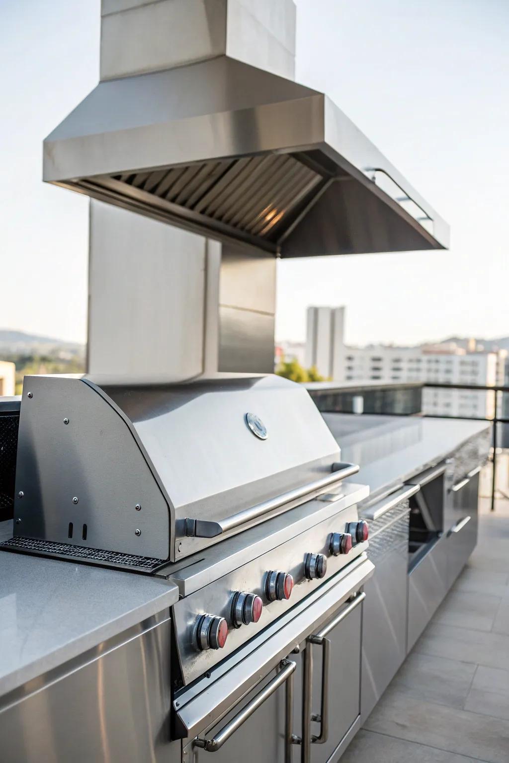 Simple canopies present a tidy and modern impression.