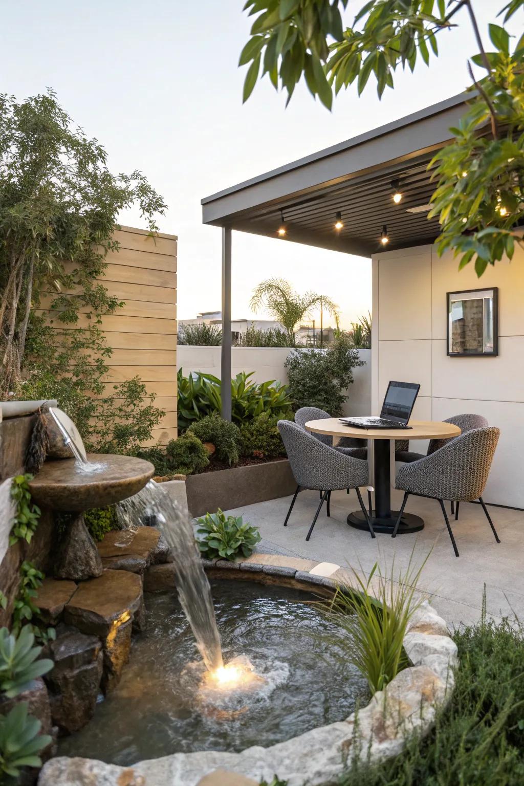 Enhance your workspace with soothing soundscapes.