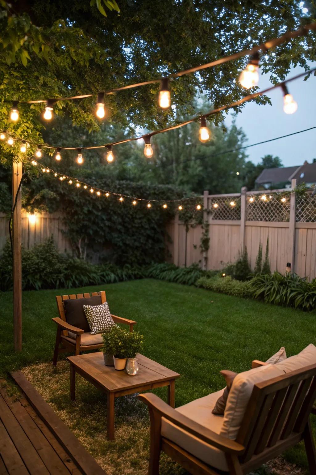 Strand illumination bestows a magical nuance upon any exterior expanse.