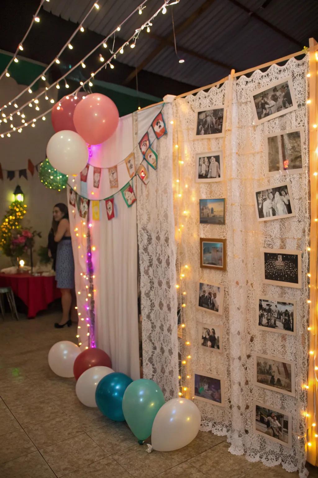 A thematic foundation augments the united aesthetic of your party's embellishments.