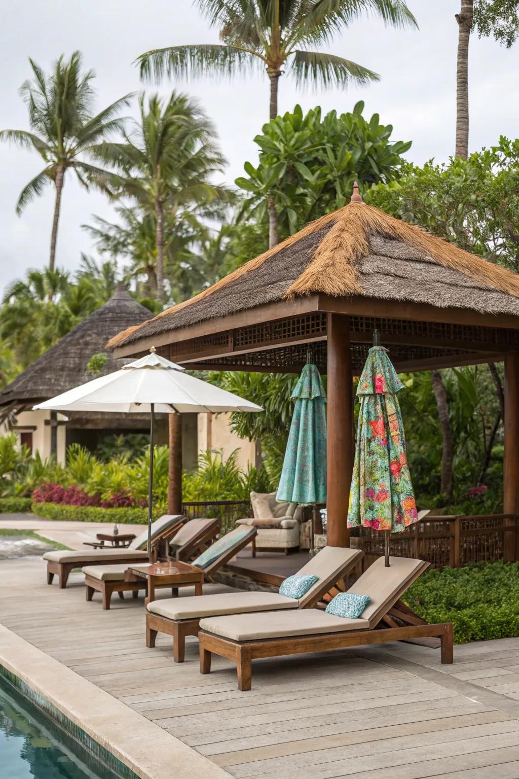 Premium enhancements transform your pool area into a secluded resort.