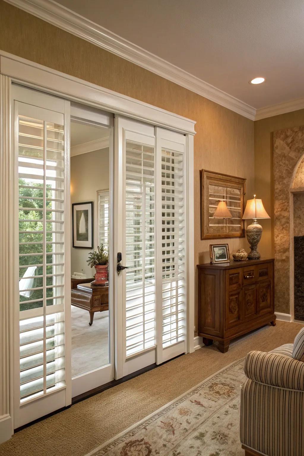 Shutters deliver a classic and enduring solution.