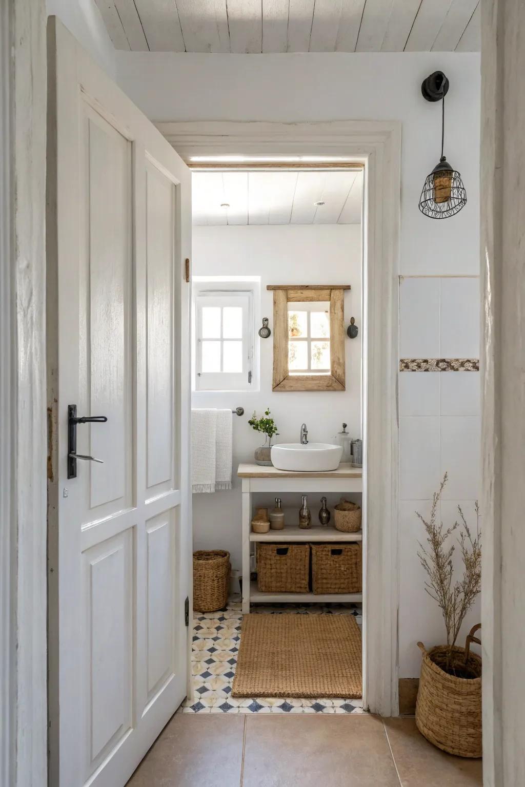 Streamlined doors complement pristine, contemporary interior schemes.