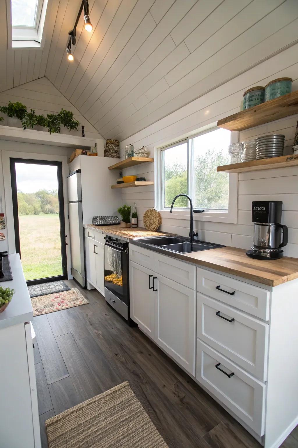 Functional kitchens in small homes represent a tribute to considerate design and efficiency.