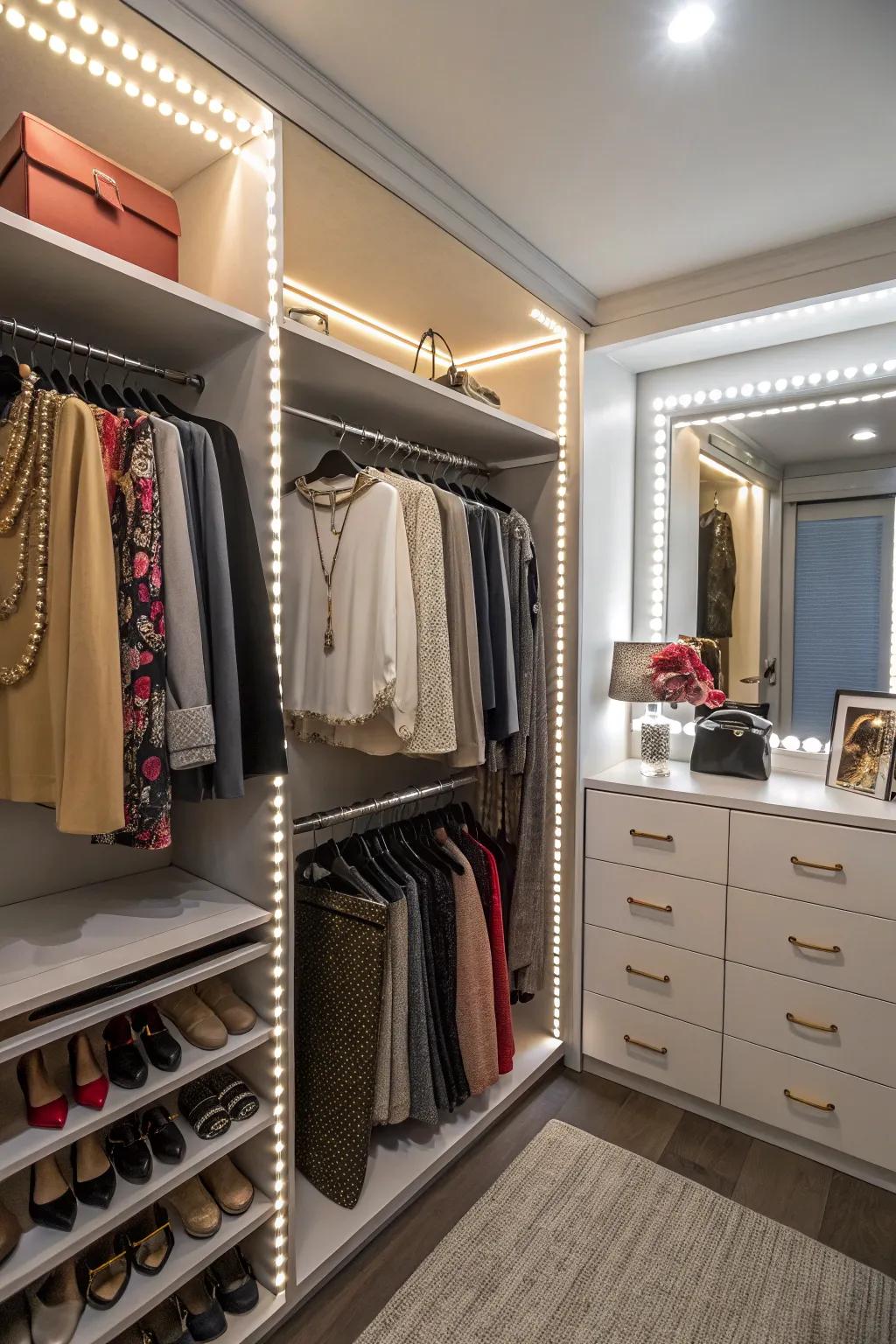 Appropriate lighting enhances both visual clarity and stylistic appeal.