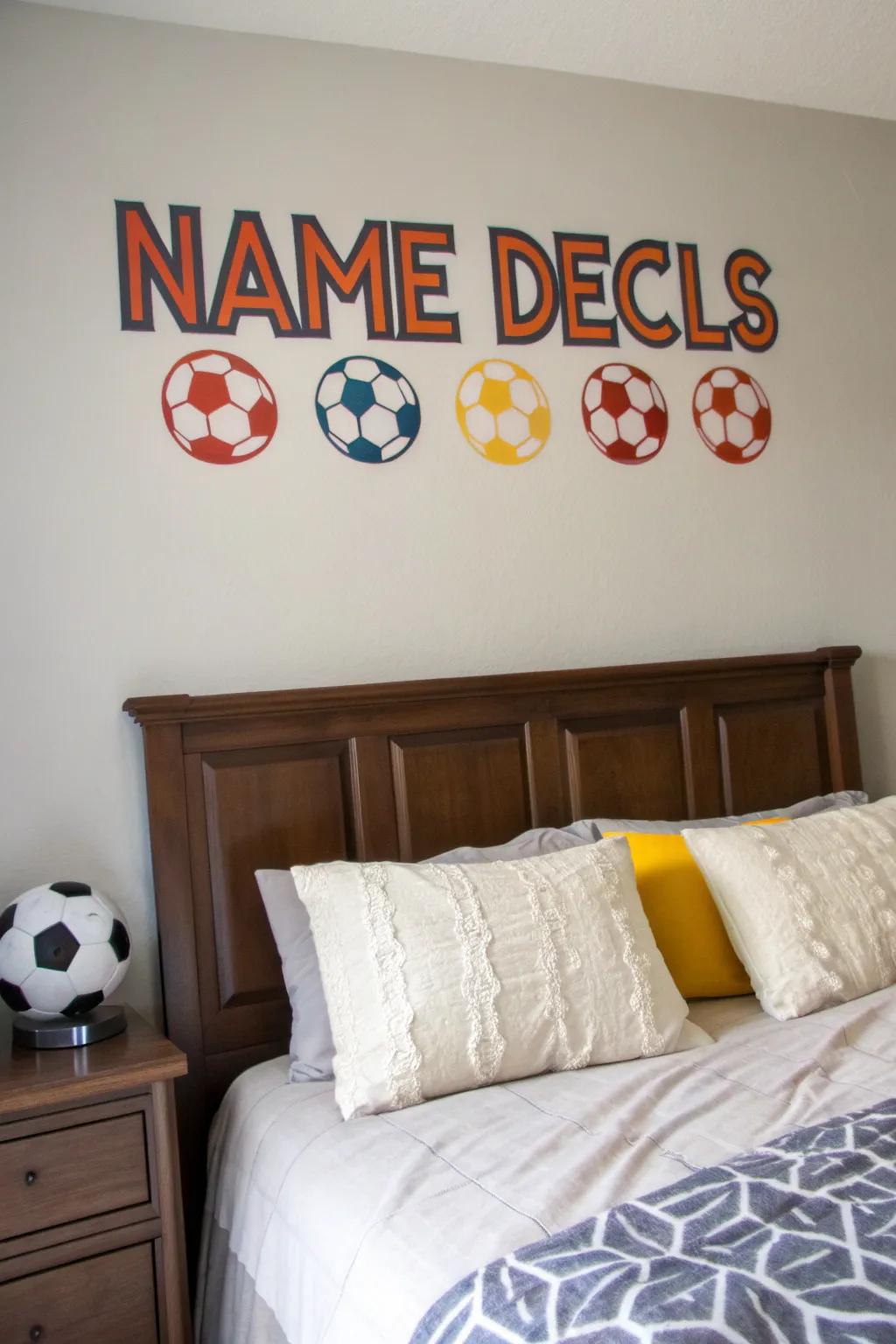 With personalized name decals, make it uniquely yours.