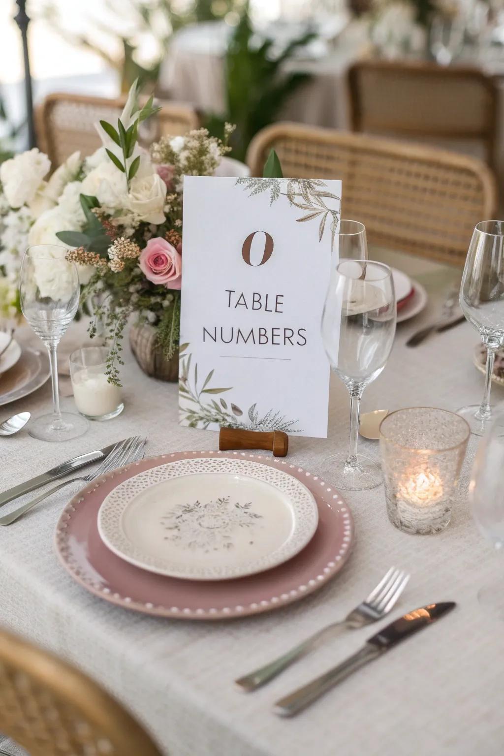 Integrated dish layouts offer a distinctive and chic element.
