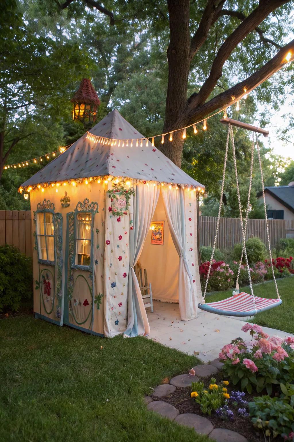 A magical playhouse for endless adventures.