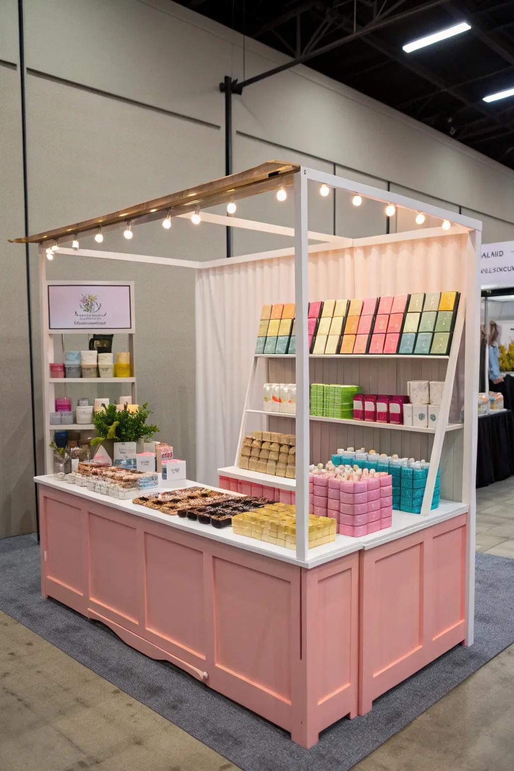 A unified presentation employing a carefully considered hue arrangement.