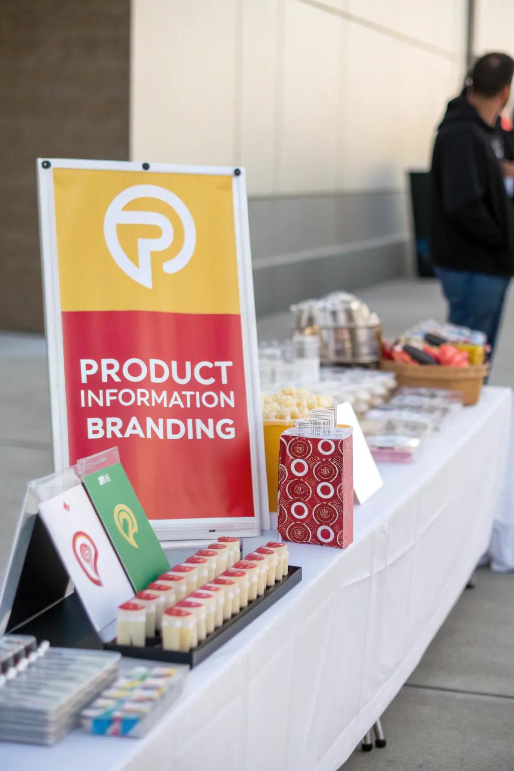 Clear signage helps convey important information to prospective customers.