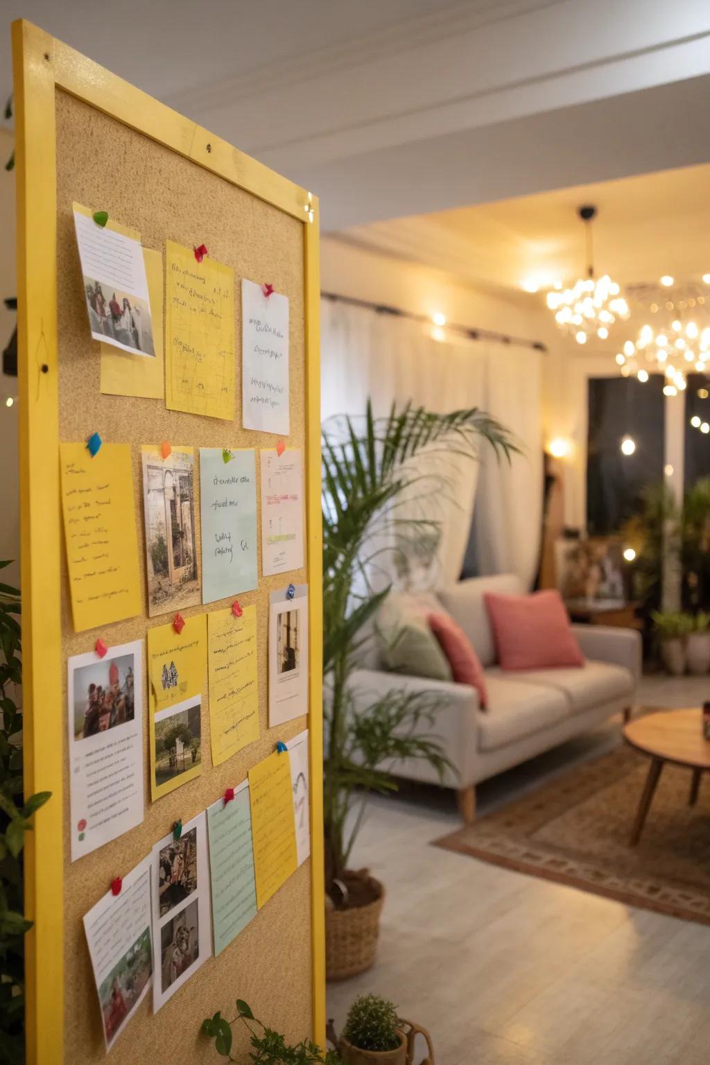 Inspirational quotations uplift and encourage, giving your pinboard a unique touch.