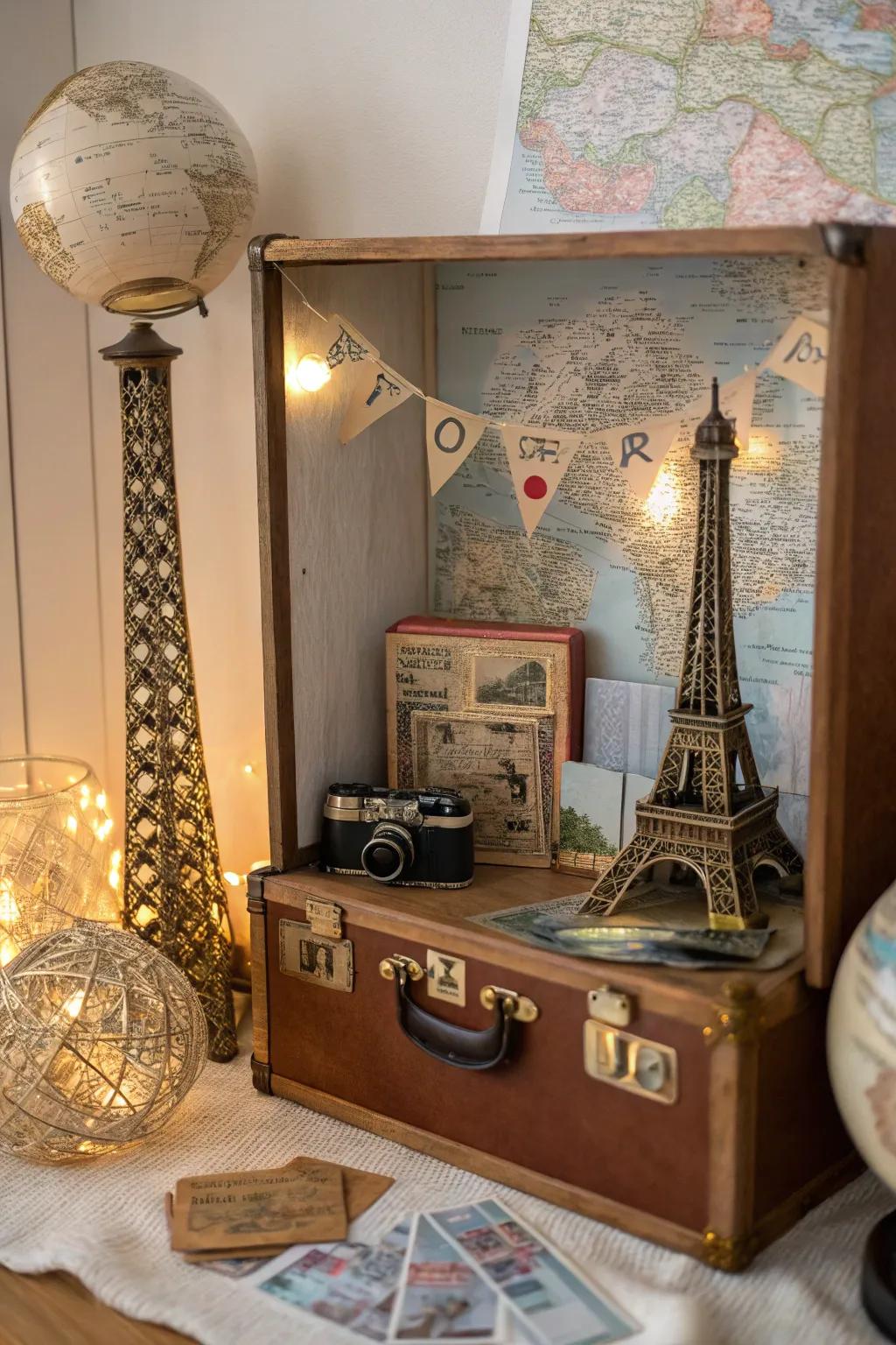Bring your adventures to life with a travel memento box.