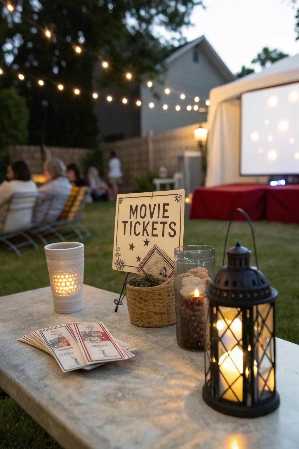 Bespoke movie admission introduces a nostalgic and intimate touch.