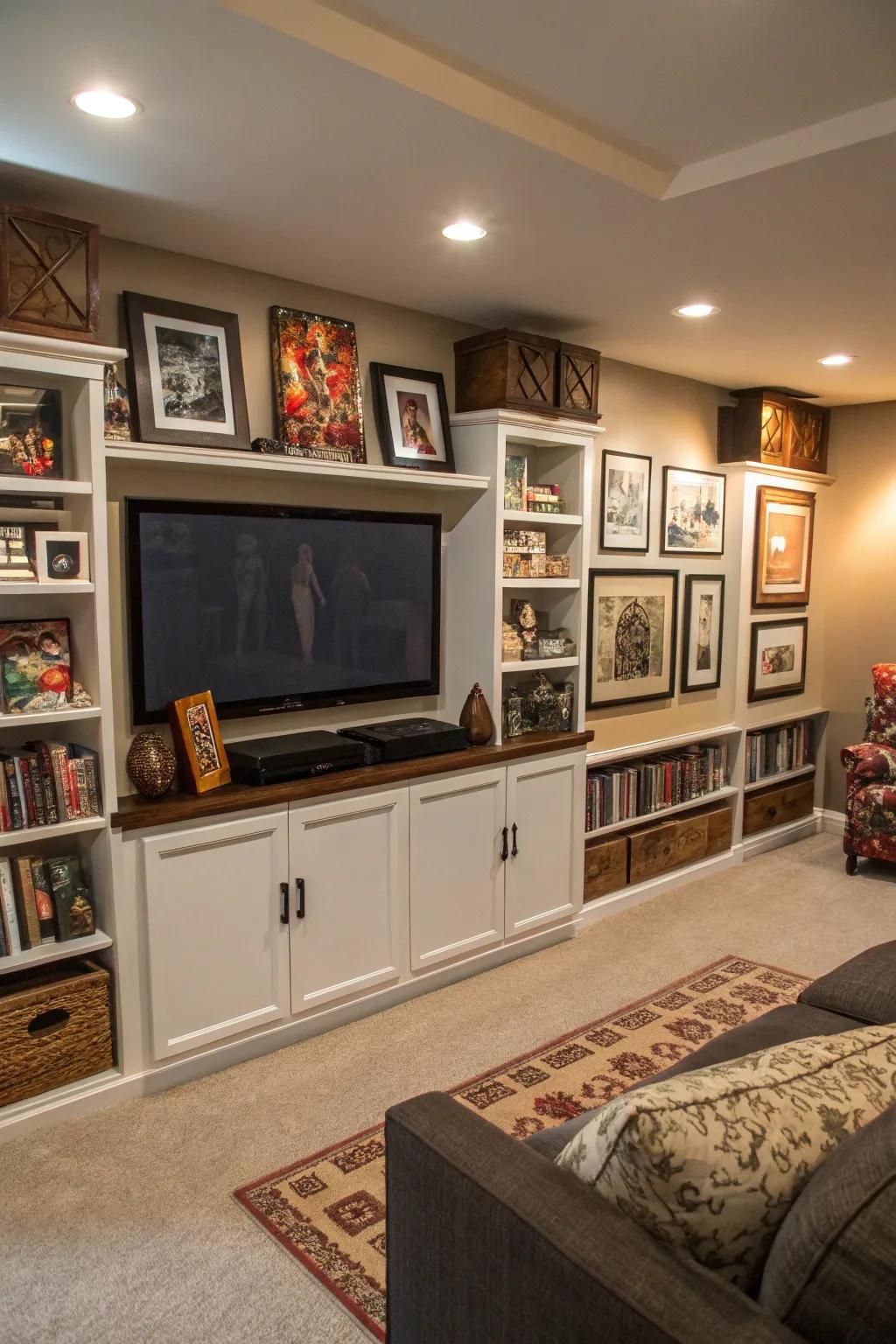 Personal embellishments make the space uniquely yours.