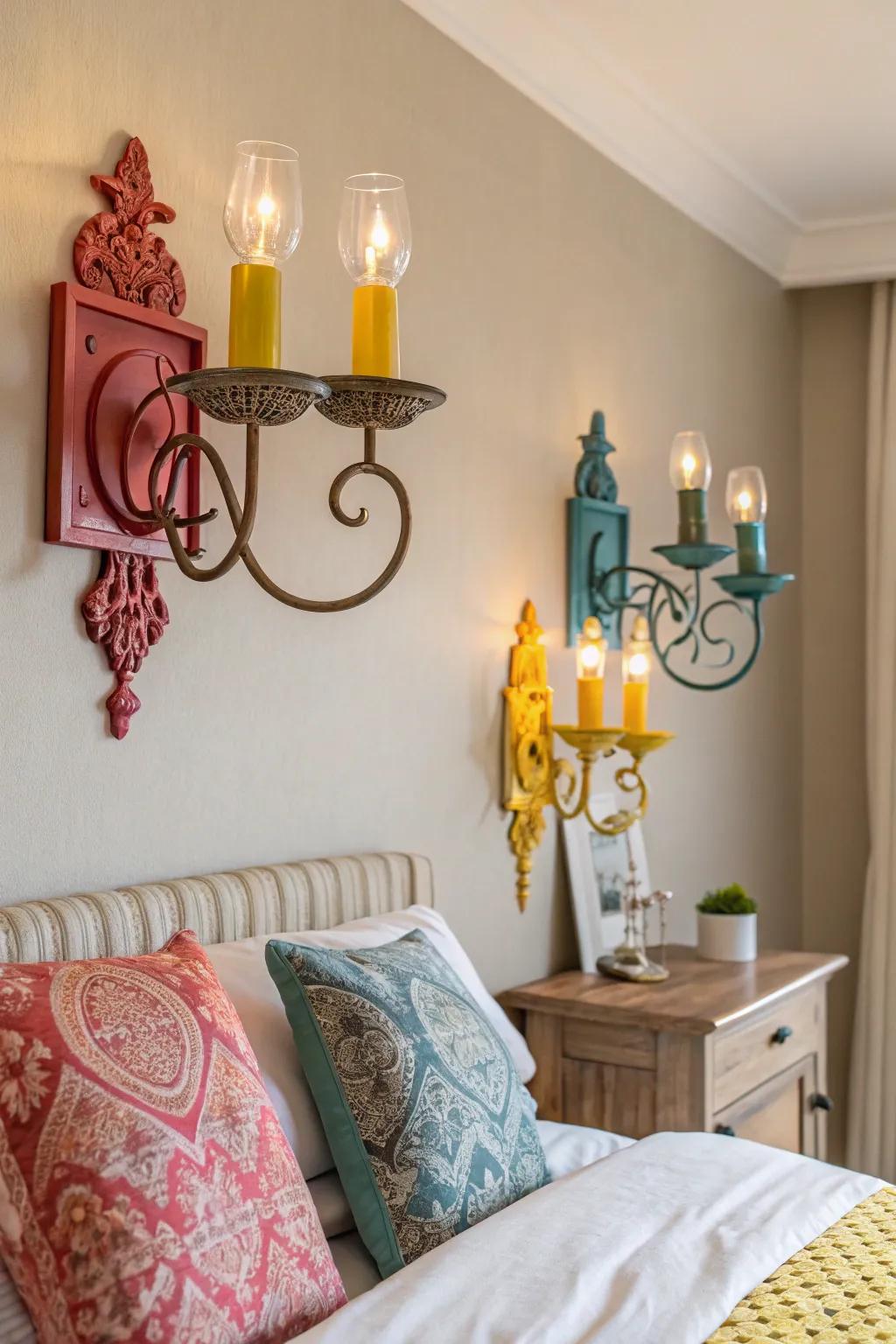 Spirited luminaires infuse a playful burst of chroma.