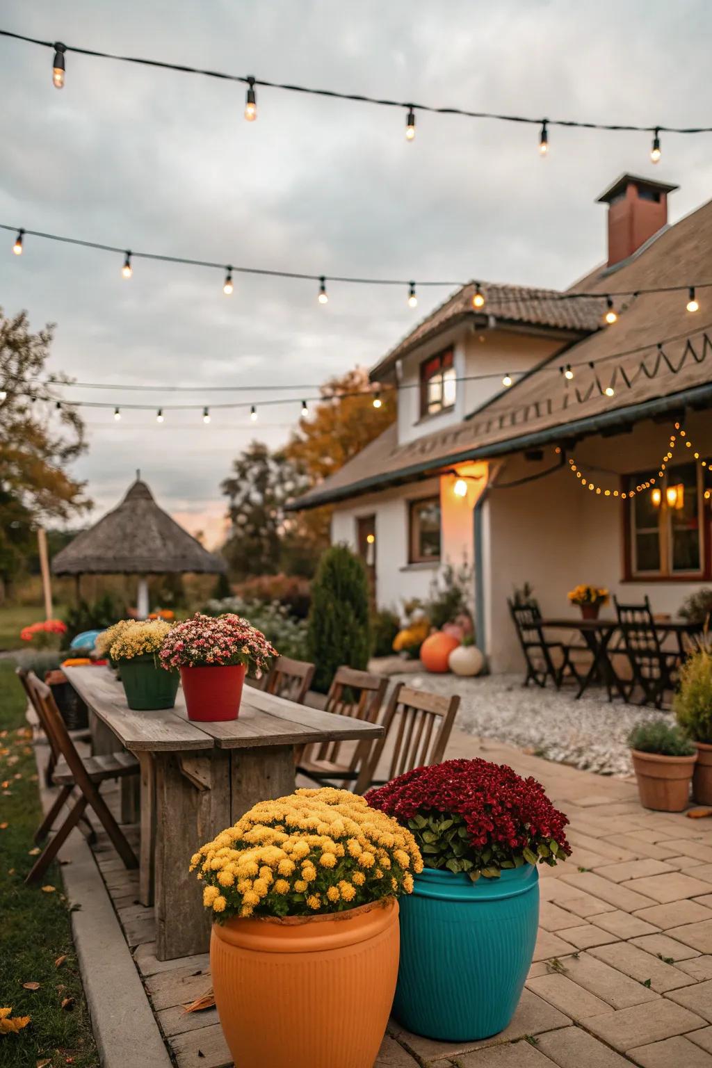 Extend the seasonal festivities to your exterior areas through charming decoration.
