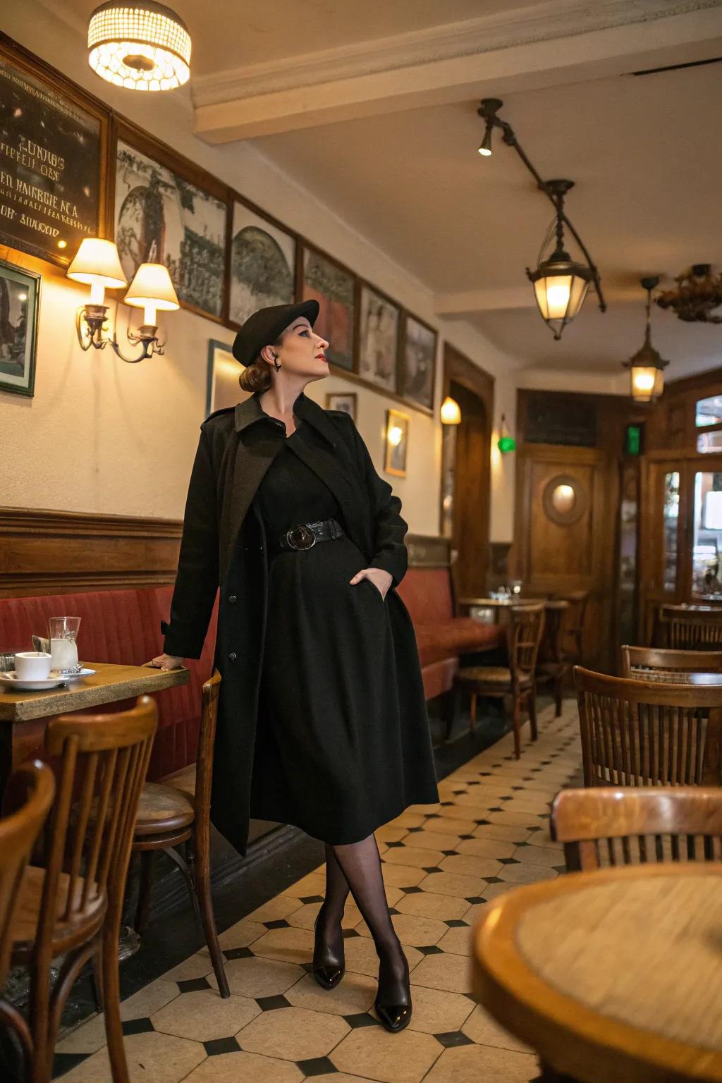 Project iconic Hollywood glamour with an elegant Audrey Hepburn-inspired style.