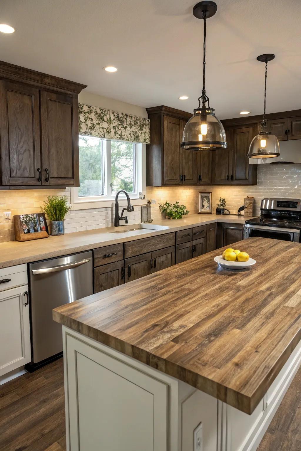 Cost-effective surfaces can improve your kitchen's style.