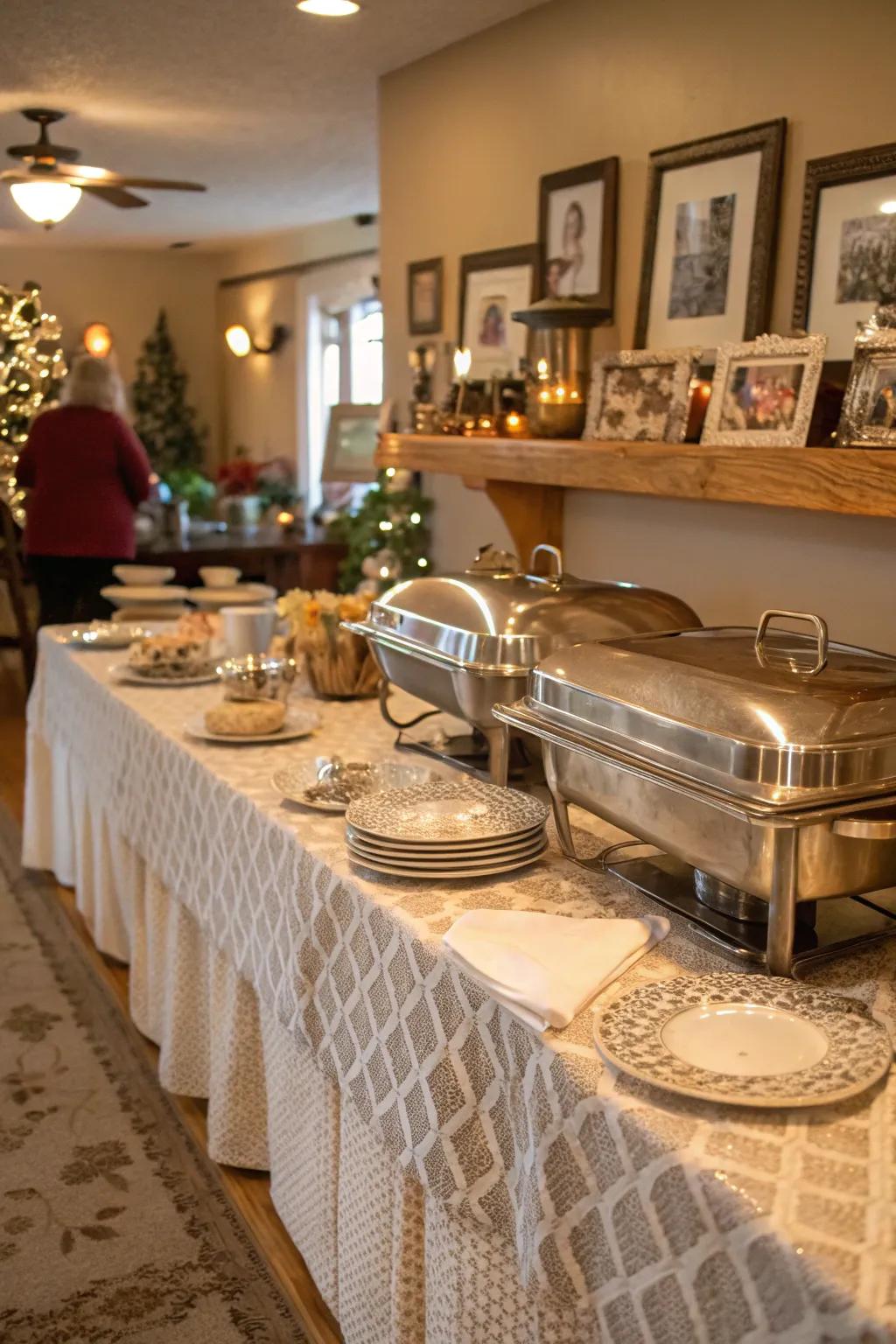 Textured textiles contribute elegance and profundity to your tablescape.