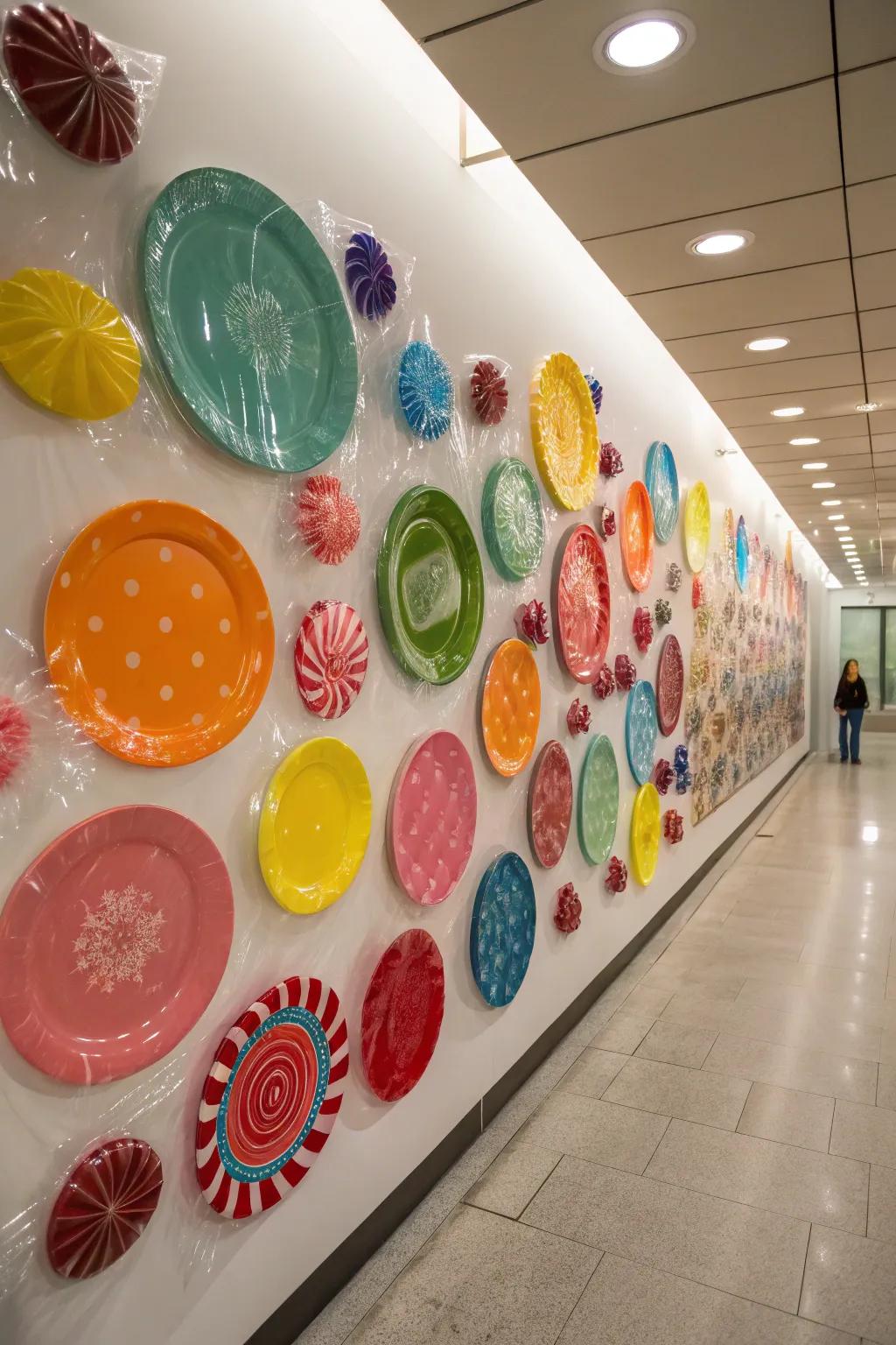 Handcrafted confectionery wall embellishments introduce radiant charm to any area