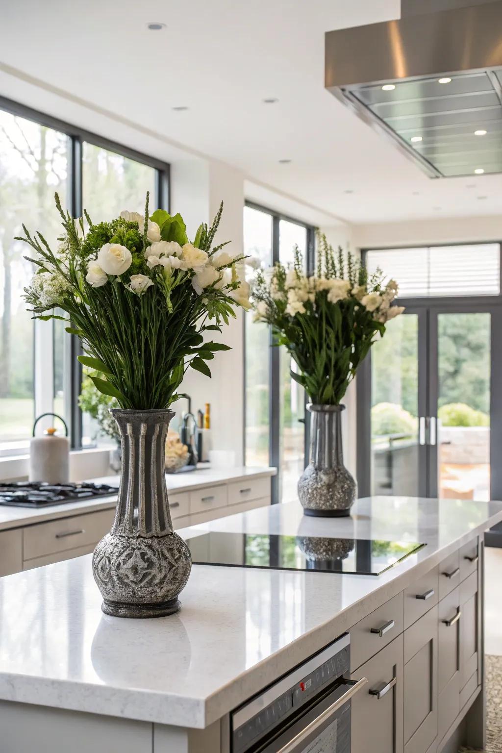 Cultivate a feeling of balance with balanced ornamental arrangements.