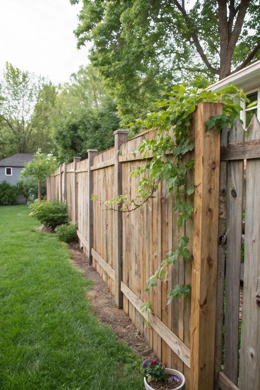 A DIY timber enclosure can be both economical and fetching.