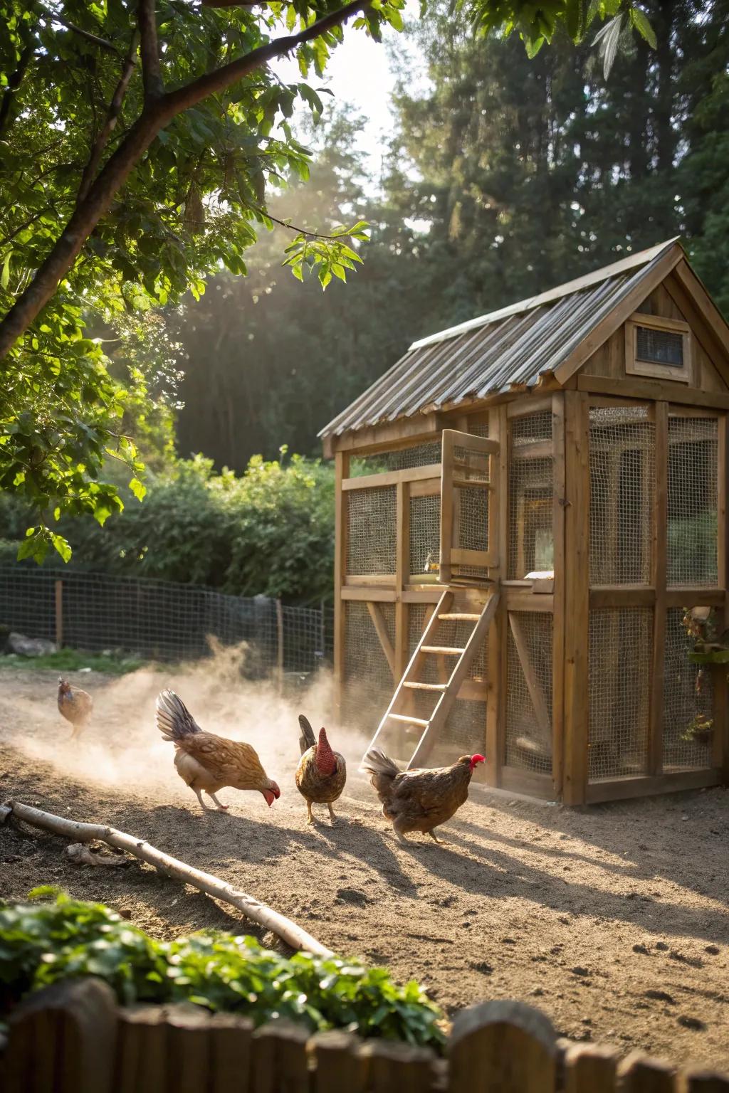 Crafted for Activity: Where Chickens Flourish and Play
