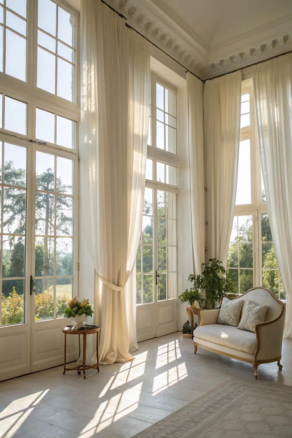 Expansive, light-filled spaces accentuate the coastal ambiance.