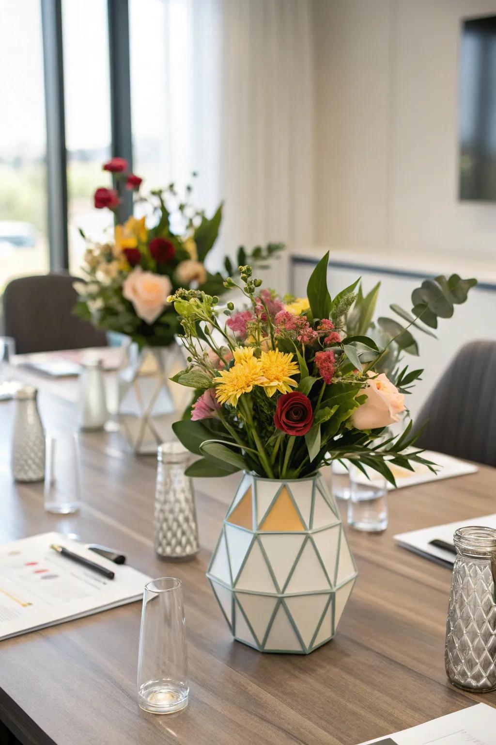 Elegant table art enhances your table settings.