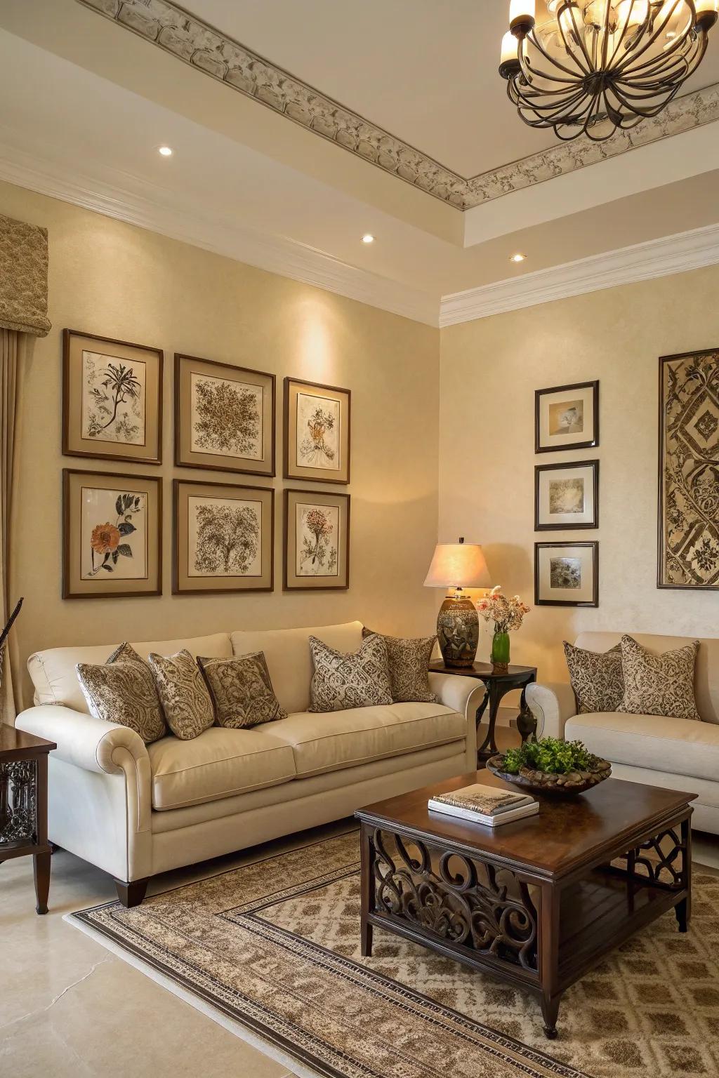 Art introduces a personal touch.