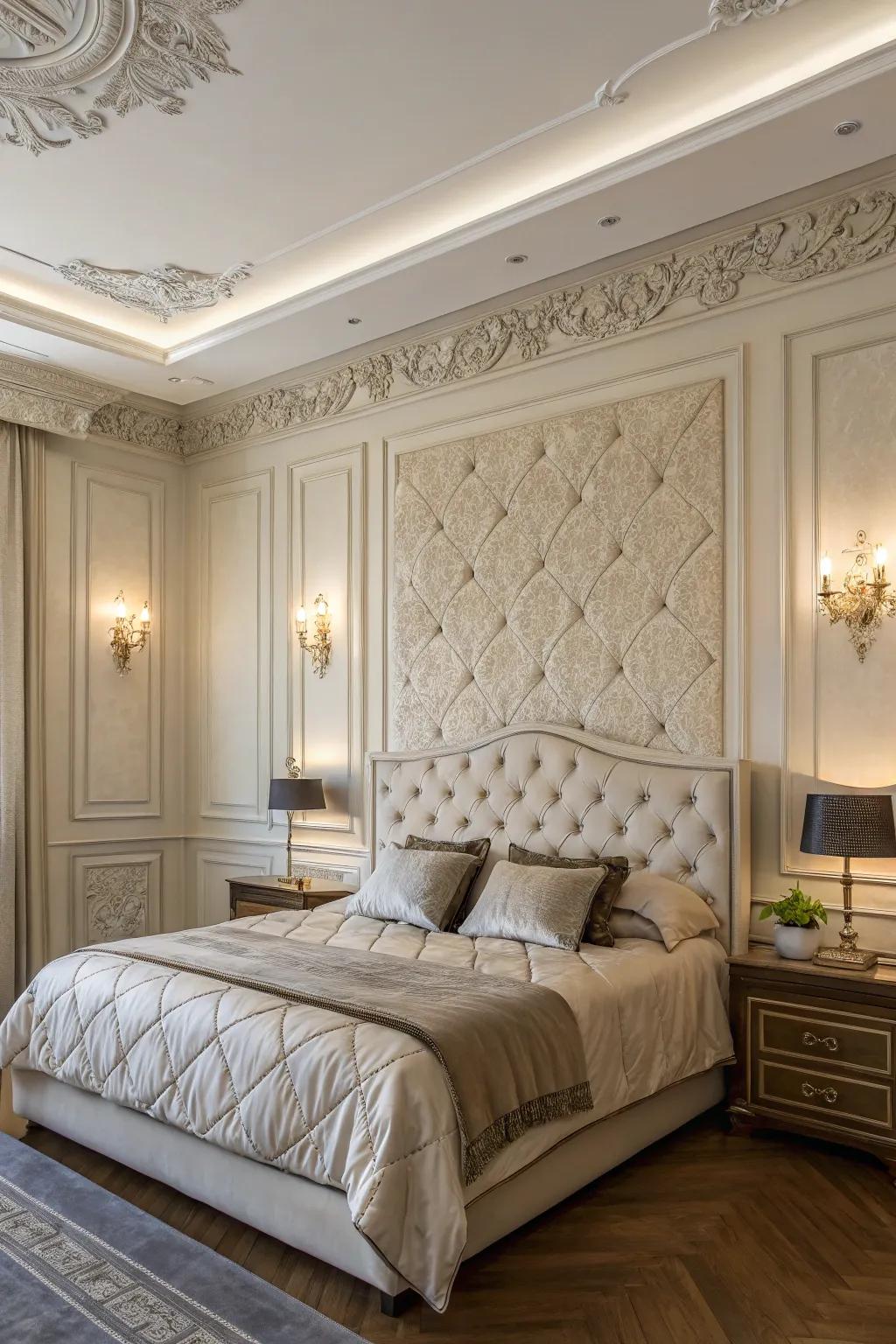 Architectural elements impart sophistication and grace.