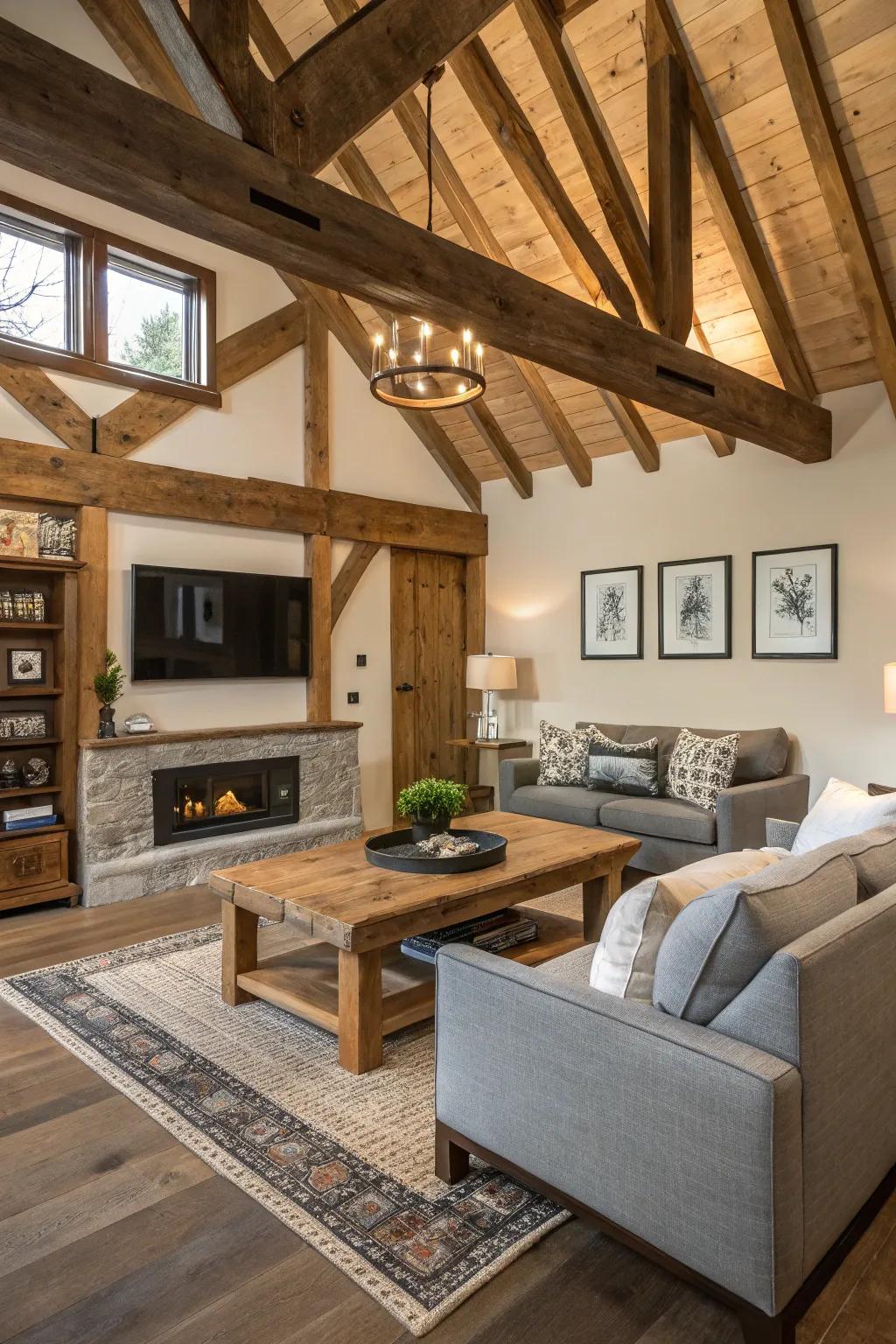 A combination of country charm and contemporary refinement.