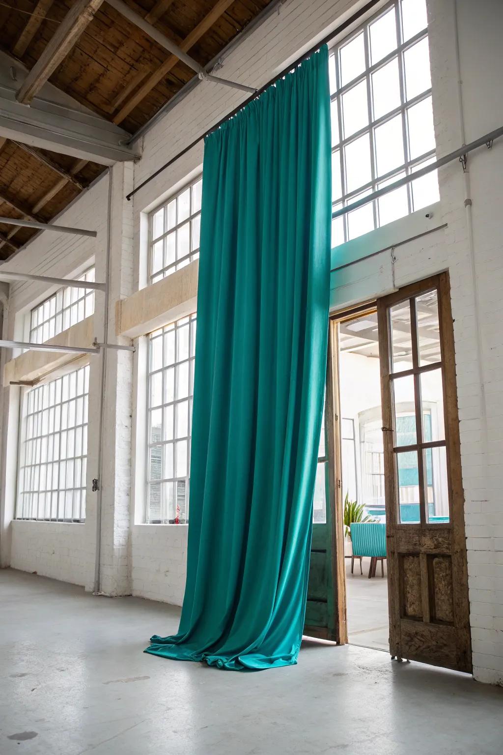 Intense coverings impart energy and style to any chamber.