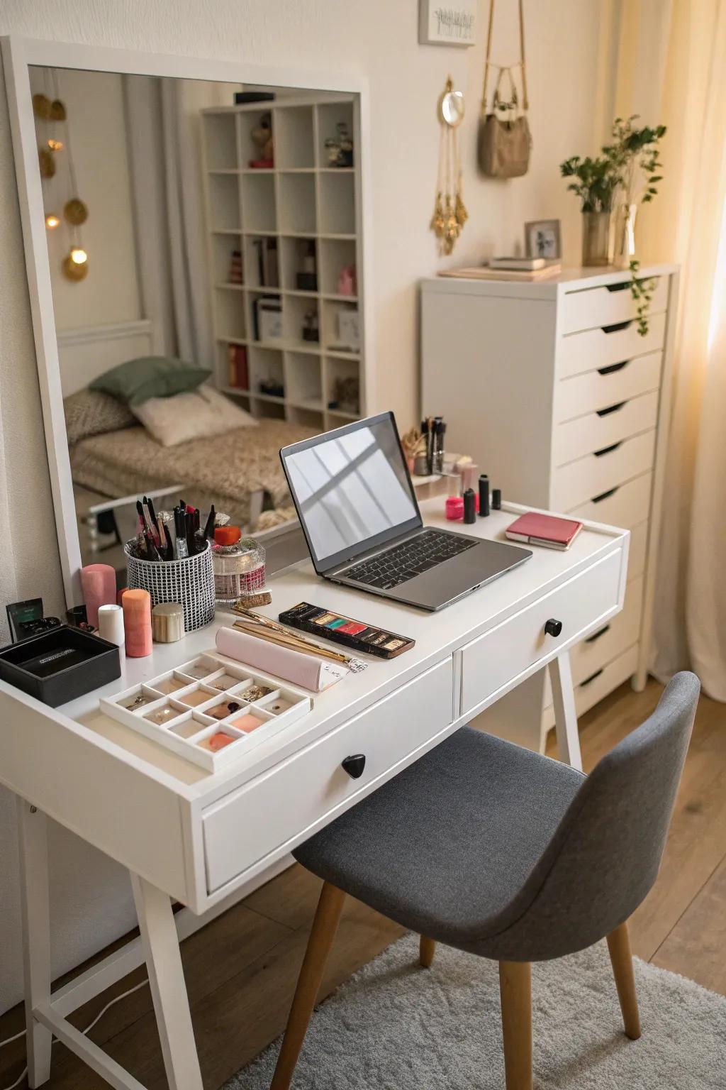 Maximize your area with a multi-functional design.