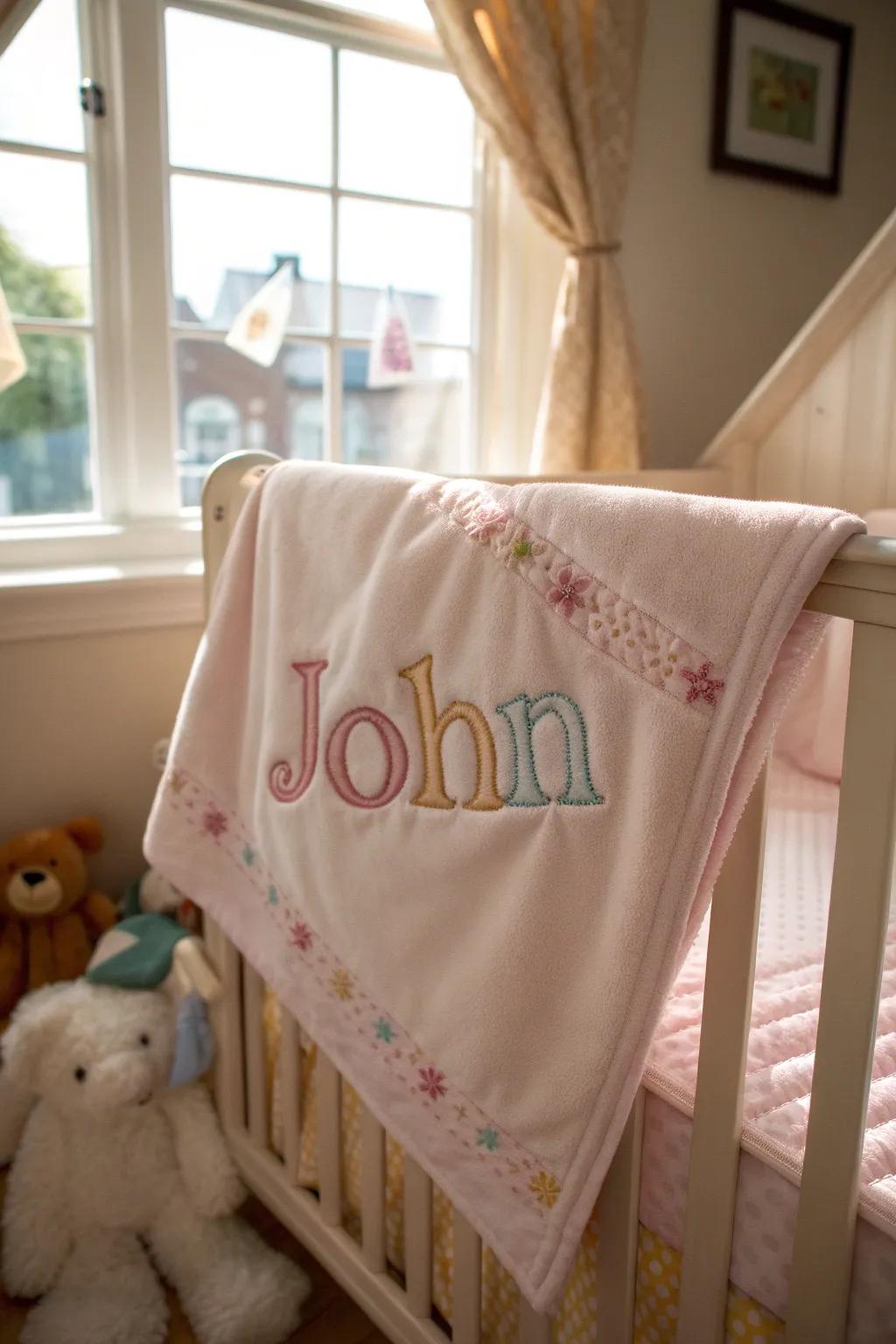 A personalized keepsake for the newest family member.