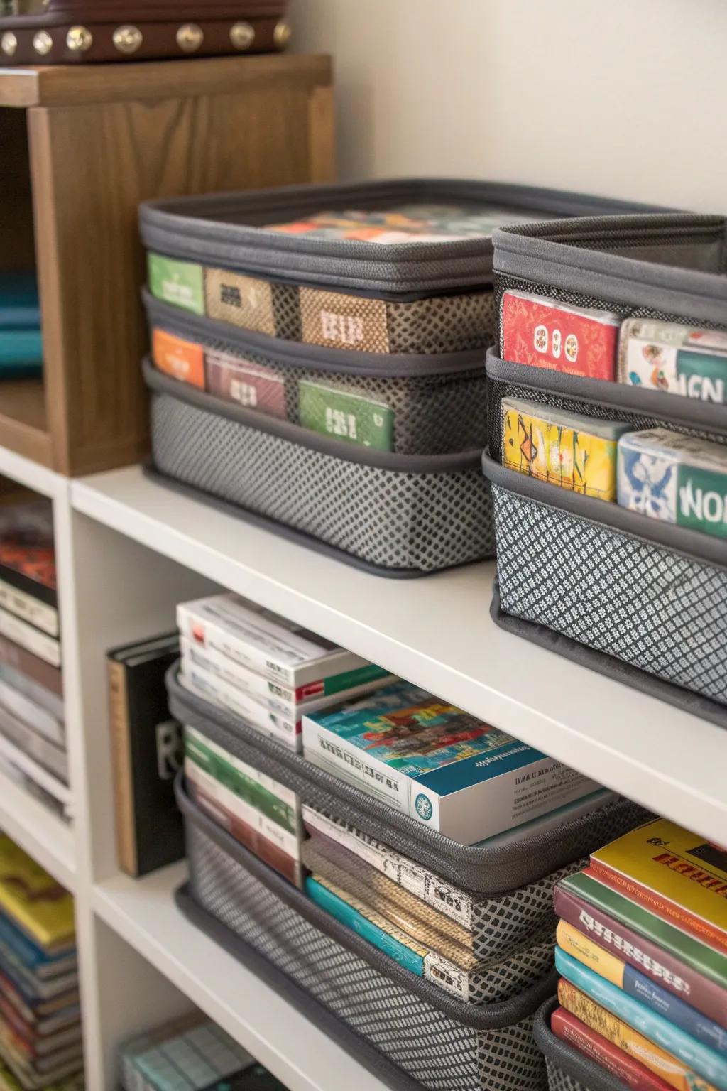 Net pouches render your games both portable and organized.