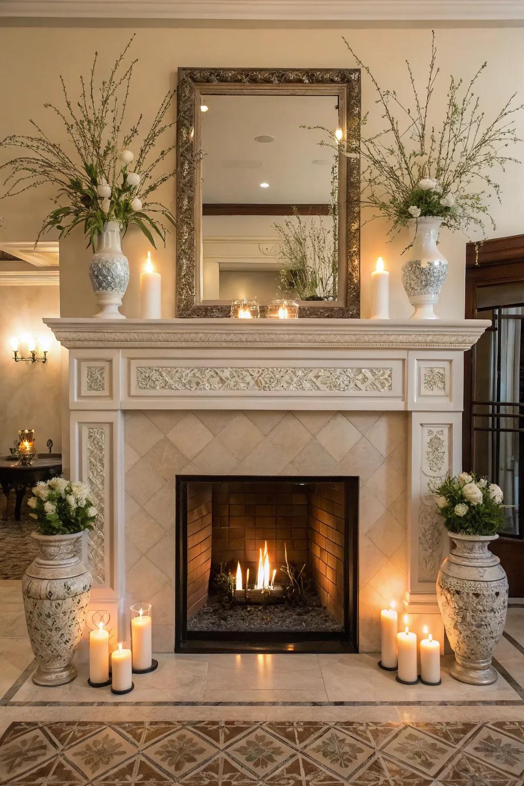 Symmetrical arrangements for harmony.