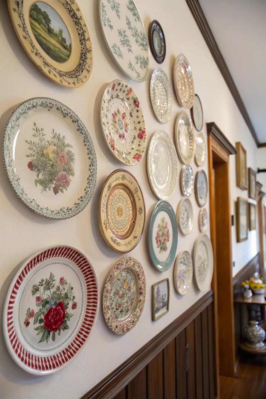 Display your collection as a distinctive wall feature.
