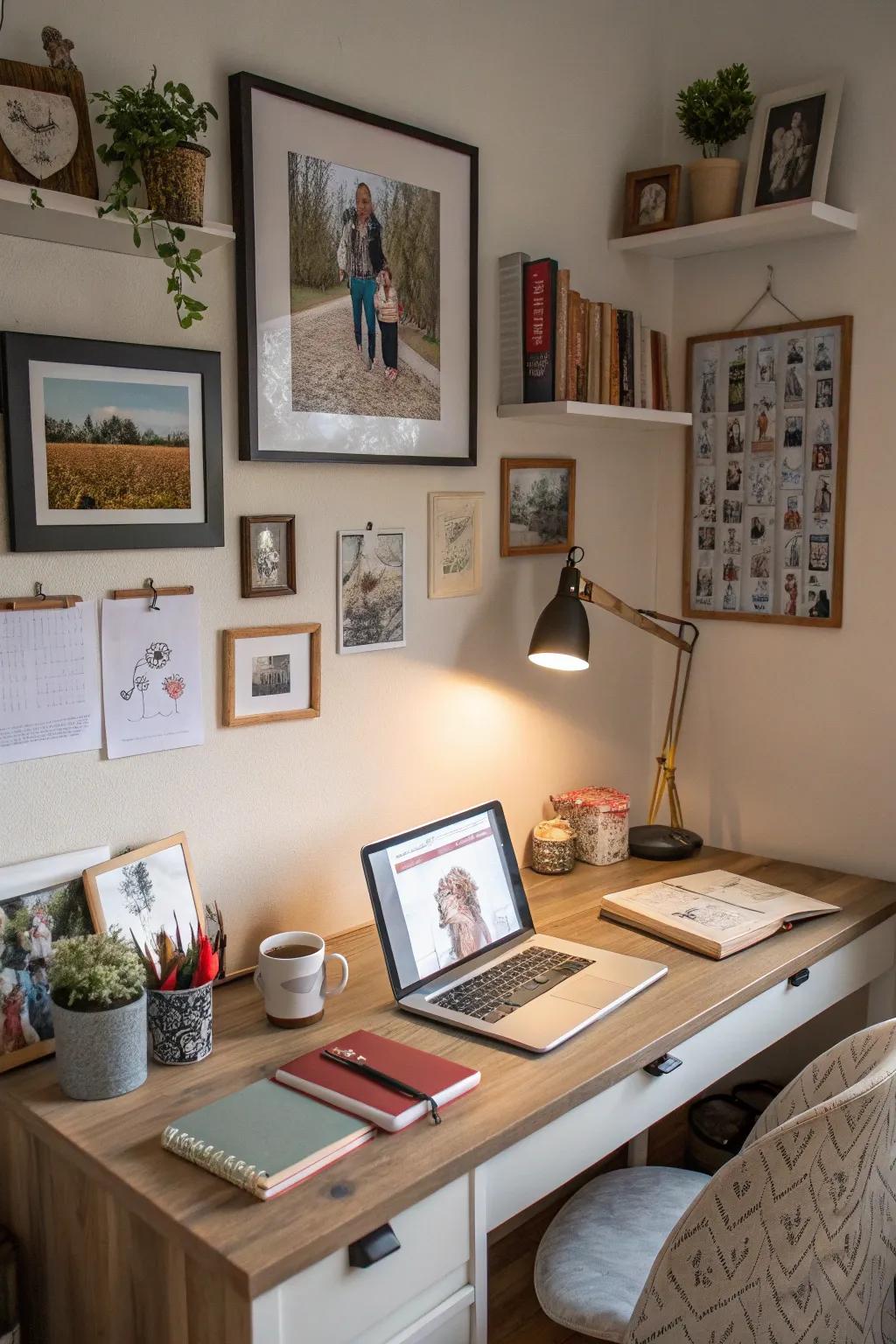 Your personal art display: inspiring decor.