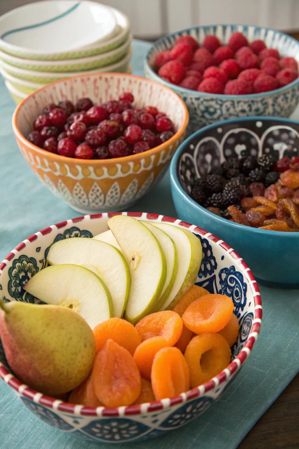 Fruits to provide a touch of sweetness to your salad.
